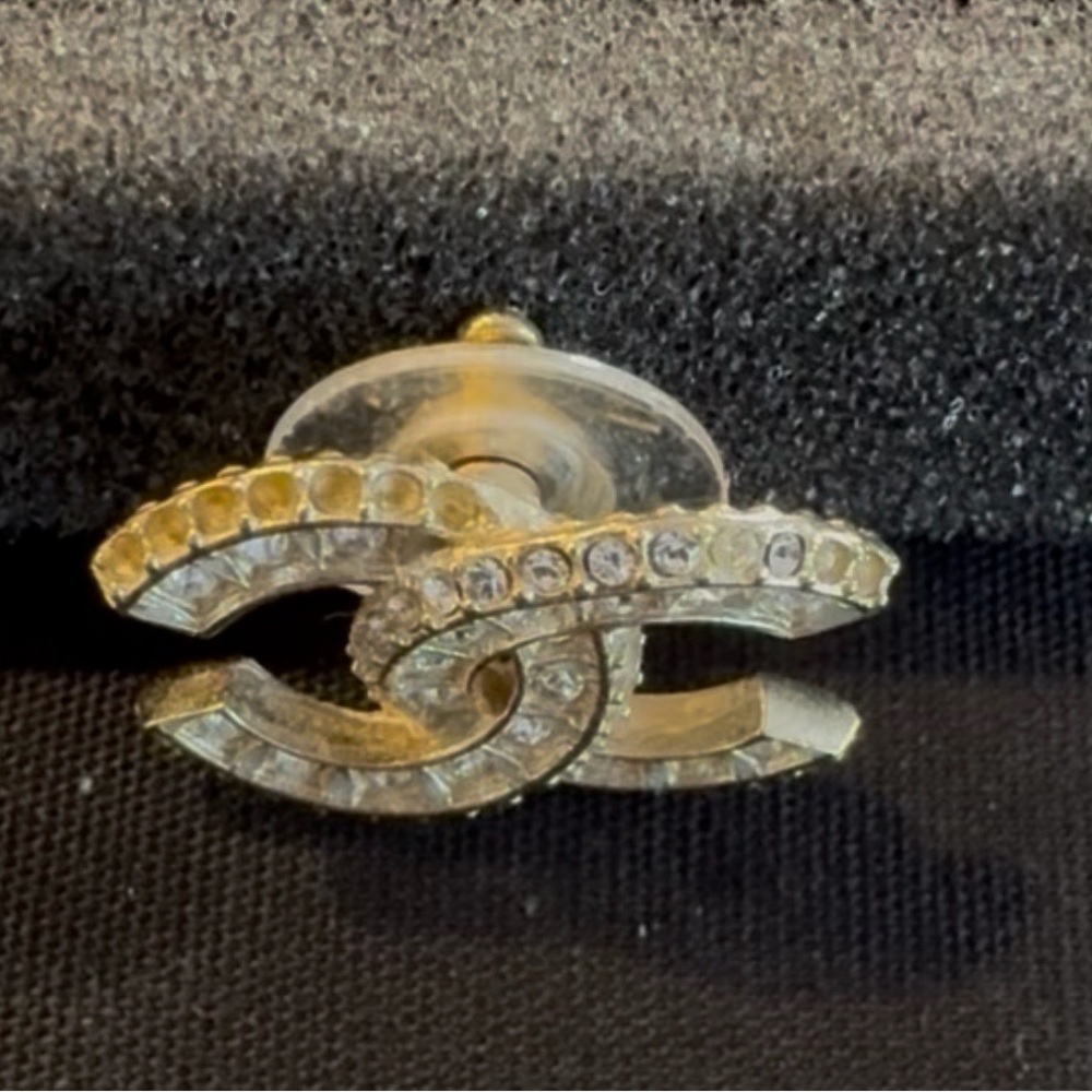 Authentic CHANEL CC Earrings - Picture 3 of 5